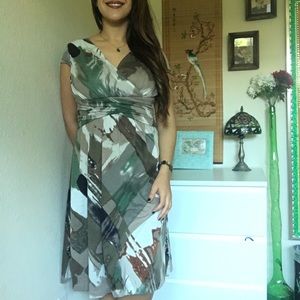 COLDWATER CREEK Camo Hunter Print Dress